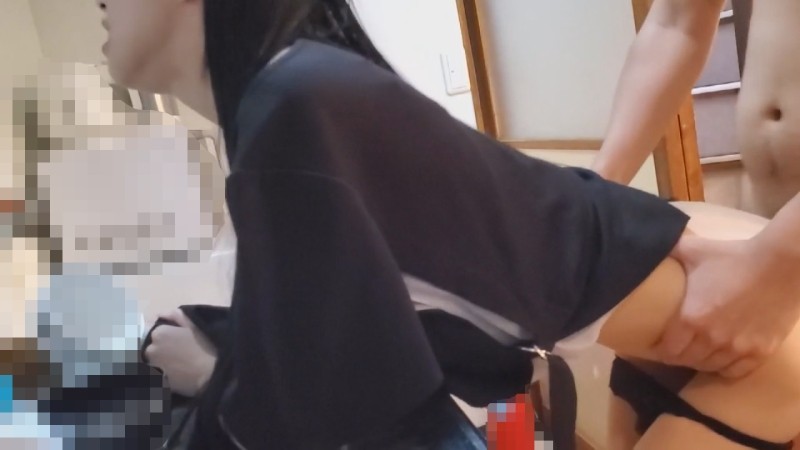 FC2-PPV-1846926 - [Individual] A delicate black-haired young wife.  - Breaking into Public Housing and Violating with Other People's Sticks
