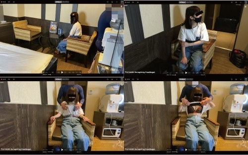 FC2-PPV-1842562 - [Complete amateur real video #40] Loli body x slender big breasts F cup!  - !  - While playing with an old man's dick, I actual